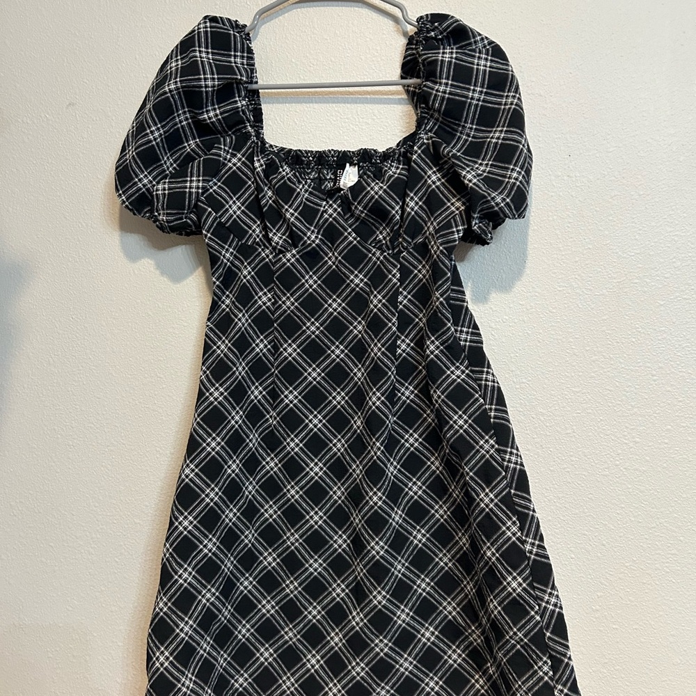 COPY - Gingham milkmaid dress